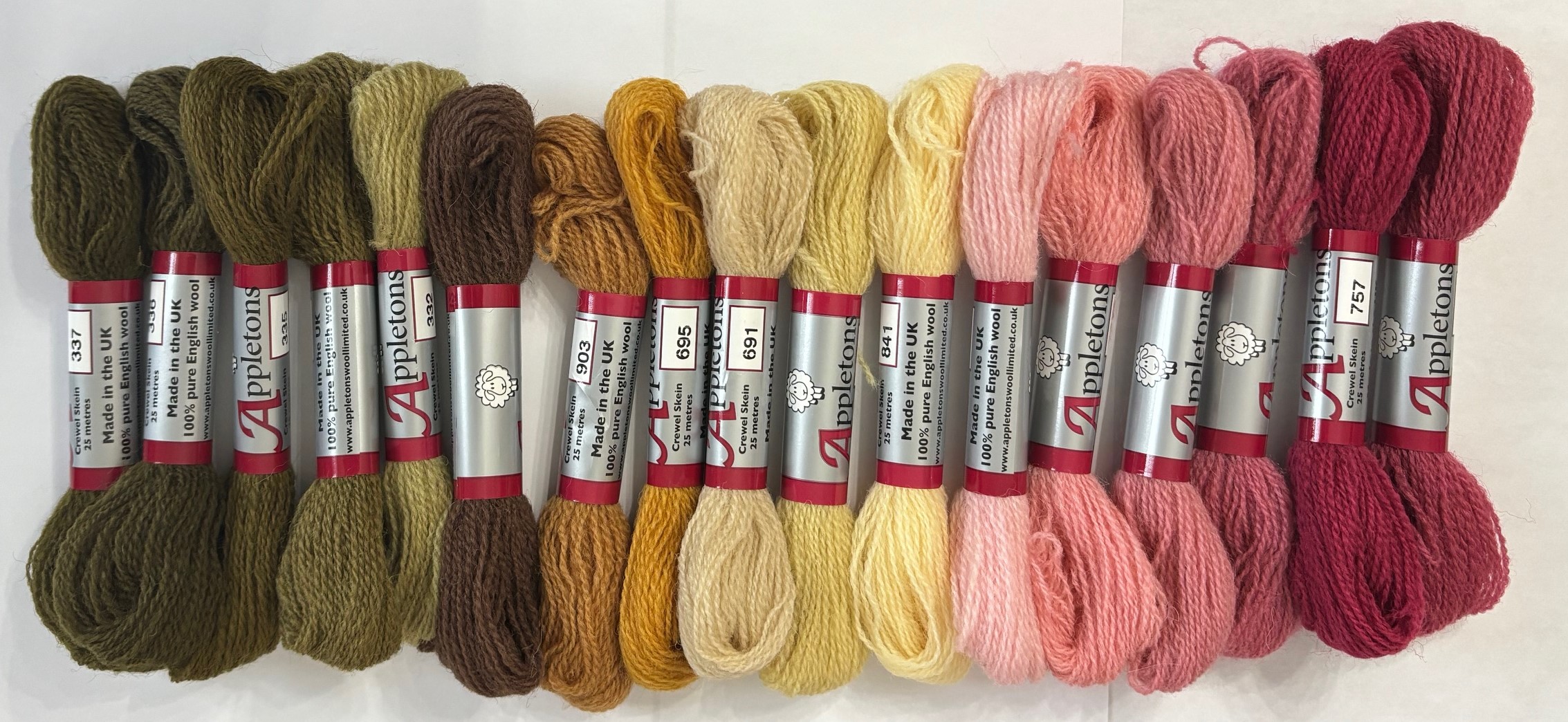 Appleton Thread Pack for Perfect Pink project in Inspirations Issue #121